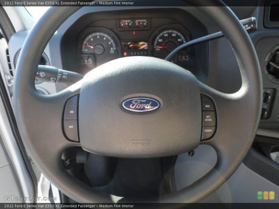 Medium Flint Interior Steering Wheel for the 2012 Ford E Series Van E350 XL Extended Passenger #56746599