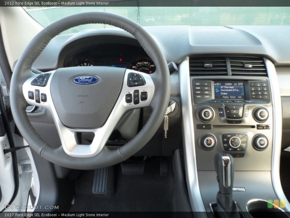 Medium Light Stone Interior Dashboard for the 2012 Ford Edge SEL EcoBoost #56746869