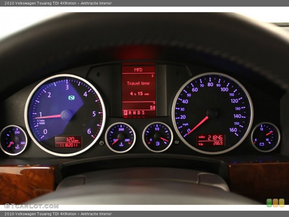 Anthracite Interior Gauges for the 2010 Volkswagen Touareg TDI 4XMotion #56747556