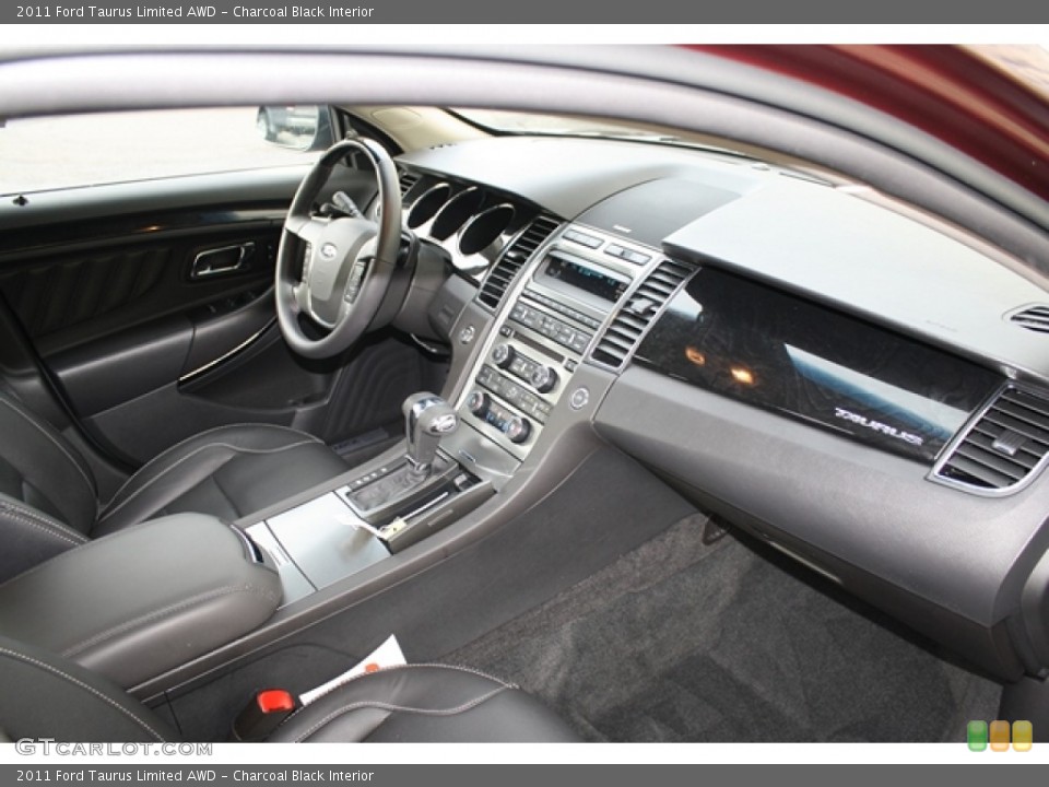 Charcoal Black Interior Dashboard for the 2011 Ford Taurus Limited AWD #56747559