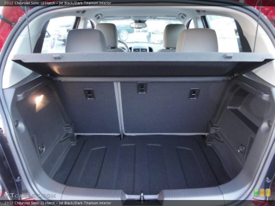 Jet Black/Dark Titanium Interior Trunk for the 2012 Chevrolet Sonic LS Hatch #56748294