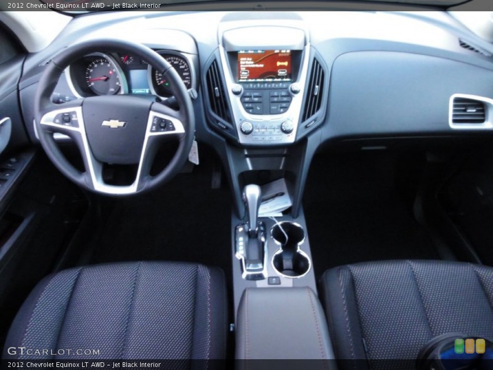 Jet Black Interior Dashboard for the 2012 Chevrolet Equinox LT AWD #56748402