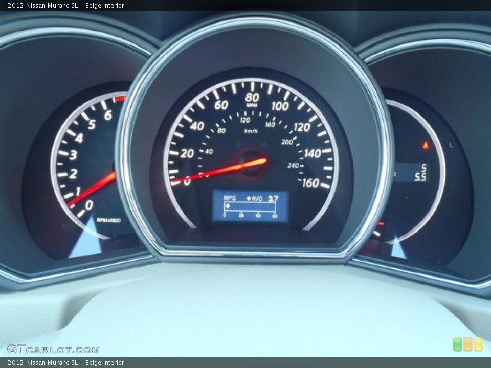 Beige Interior Gauges for the 2012 Nissan Murano SL #56753343