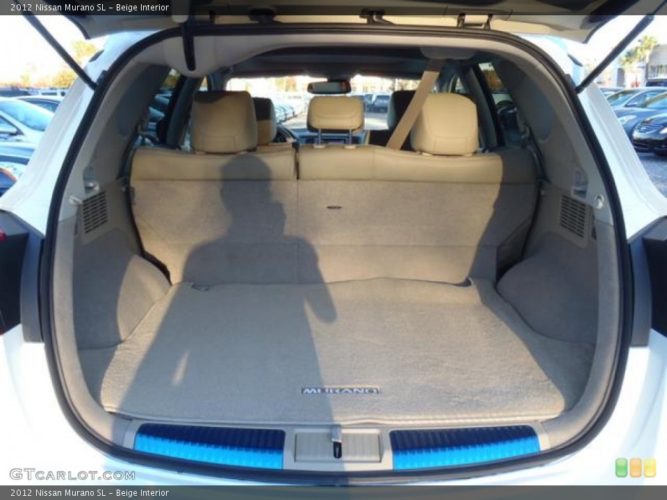 Beige Interior Trunk for the 2012 Nissan Murano SL #56753394
