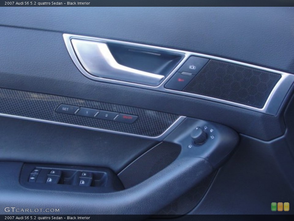 Black Interior Controls for the 2007 Audi S6 5.2 quattro Sedan #56754744