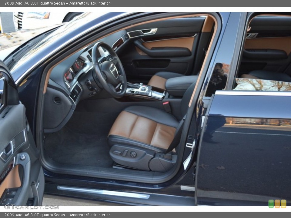 Amaretto/Black Interior Photo for the 2009 Audi A6 3.0T quattro Sedan #56756634