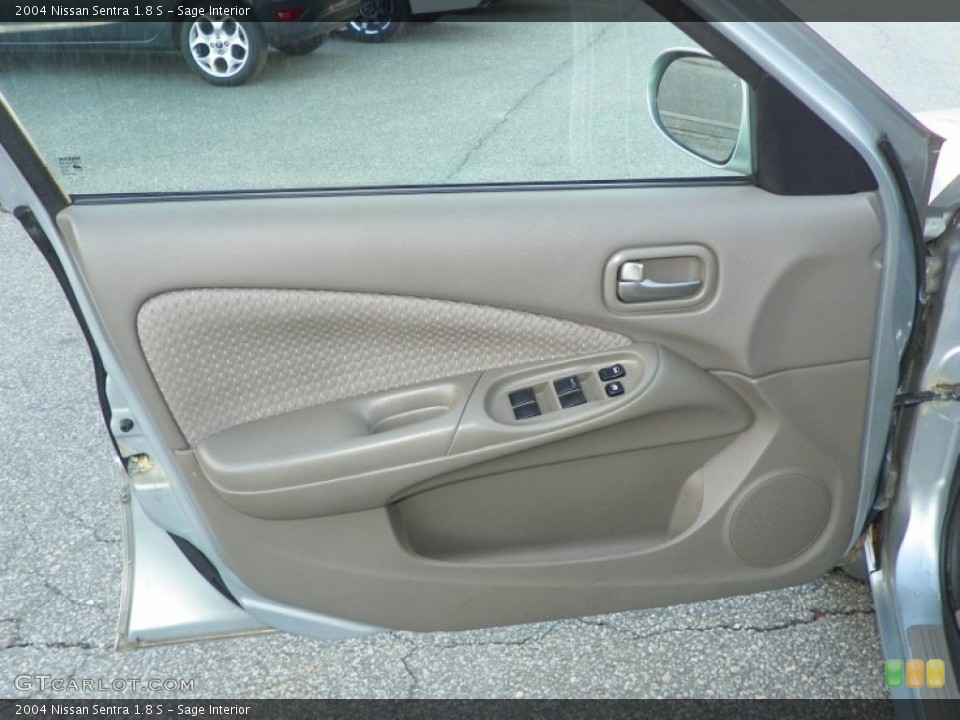 Sage Interior Door Panel for the 2004 Nissan Sentra 1.8 S #56757169