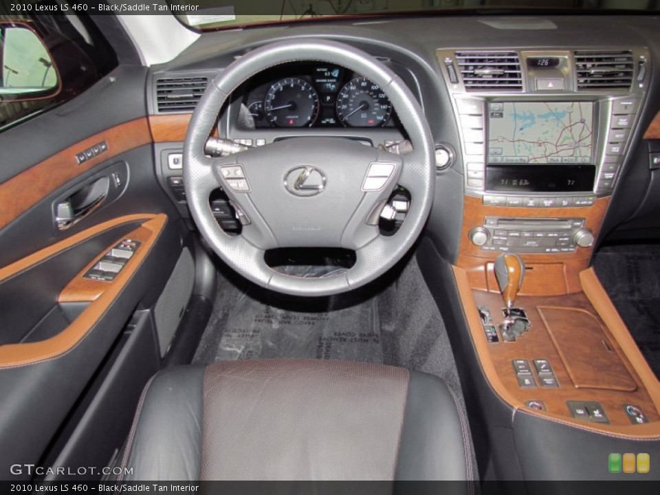 Black/Saddle Tan Interior Dashboard for the 2010 Lexus LS 460 #56757765