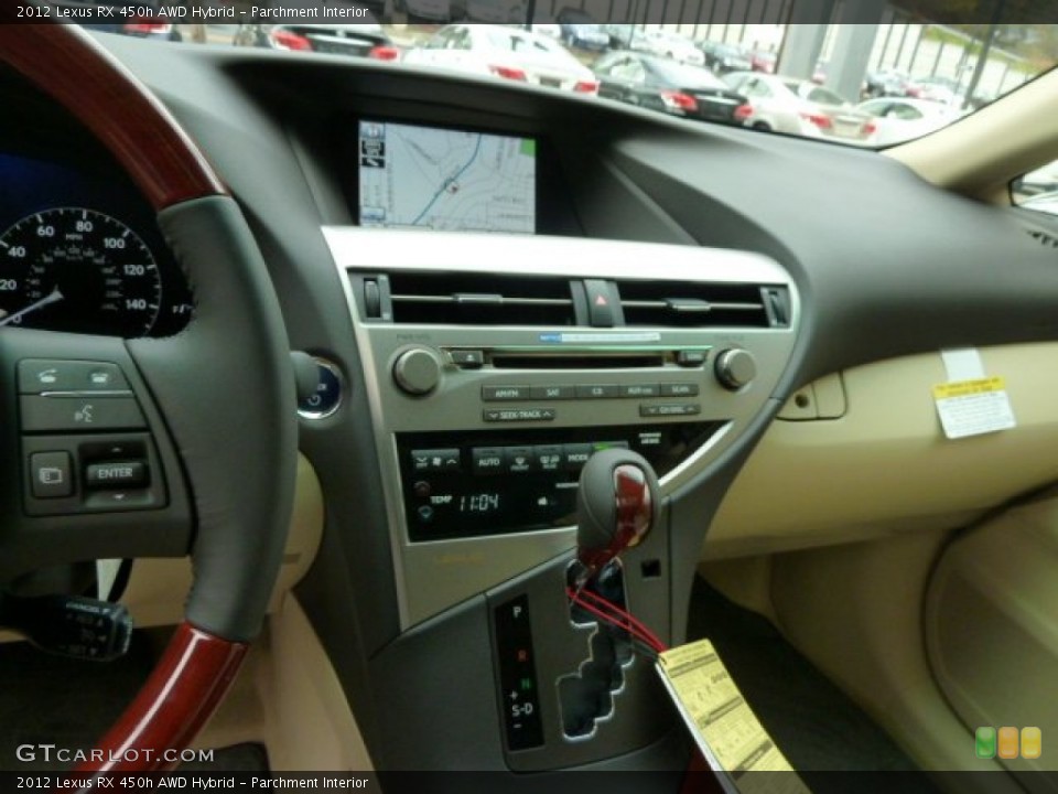 Parchment Interior Controls for the 2012 Lexus RX 450h AWD Hybrid #56758539