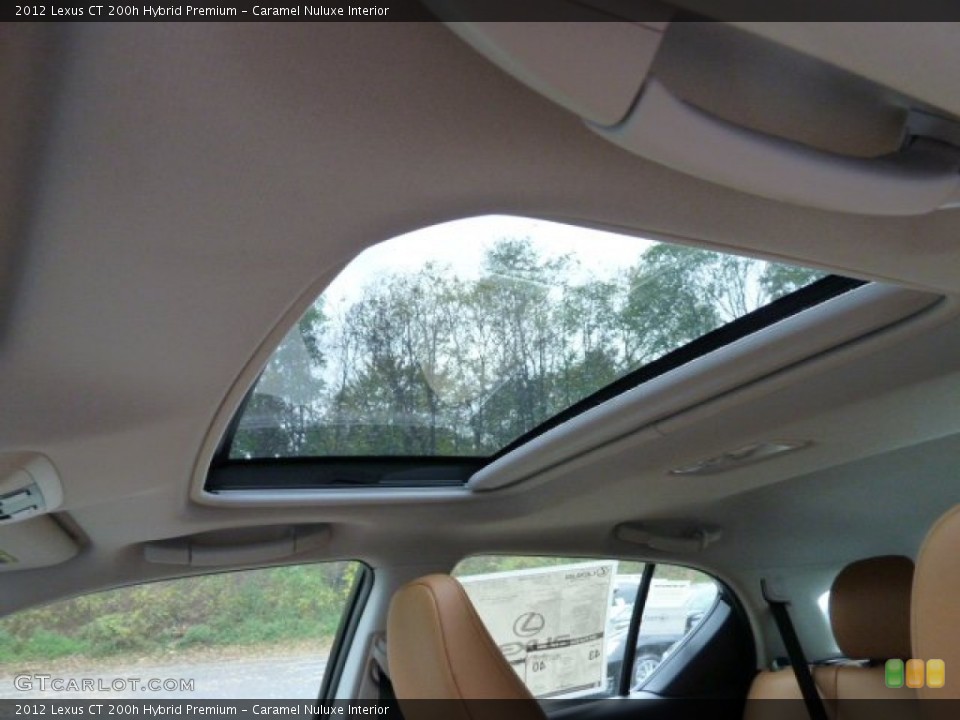 Caramel Nuluxe Interior Sunroof for the 2012 Lexus CT 200h Hybrid Premium #56758767