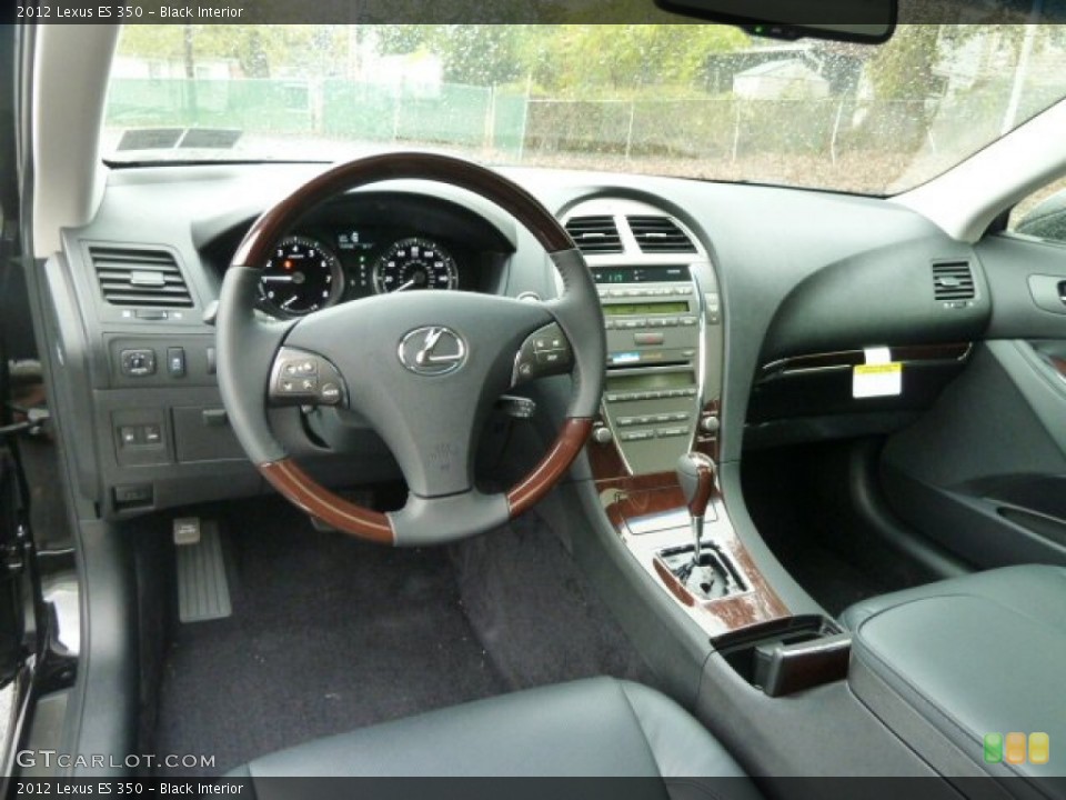 Black Interior Dashboard for the 2012 Lexus ES 350 #56758983
