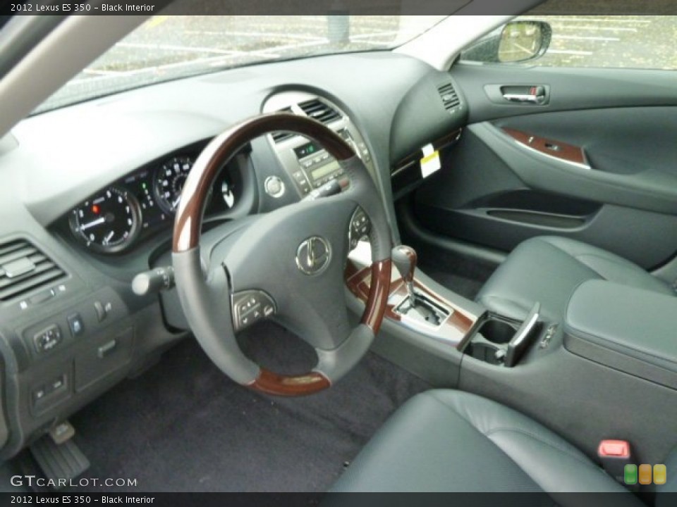 Black 2012 Lexus ES Interiors