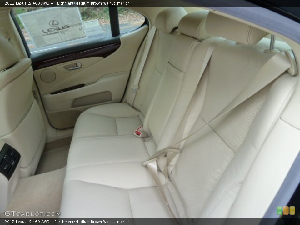 Parchment/Medium Brown Walnut Interior Photo for the 2012 Lexus LS 460 AWD #56759100