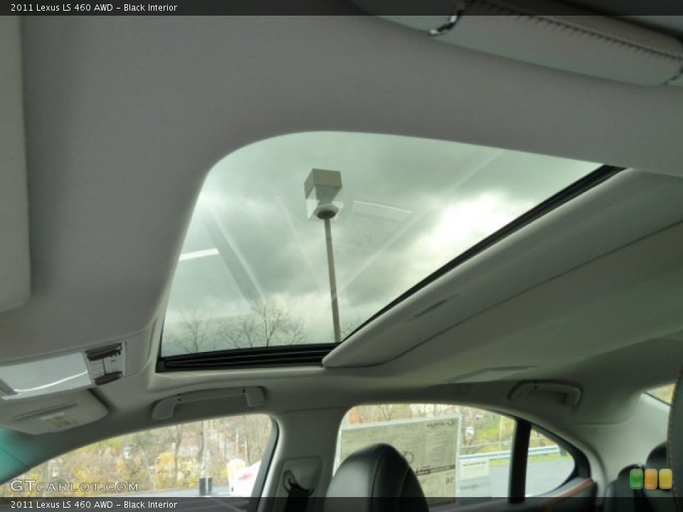 Black Interior Sunroof for the 2011 Lexus LS 460 AWD #56759241