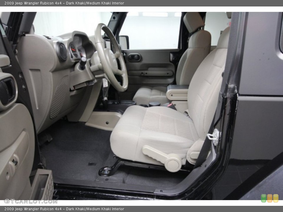 Dark Khaki/Medium Khaki Interior Photo for the 2009 Jeep Wrangler Rubicon 4x4 #56760066