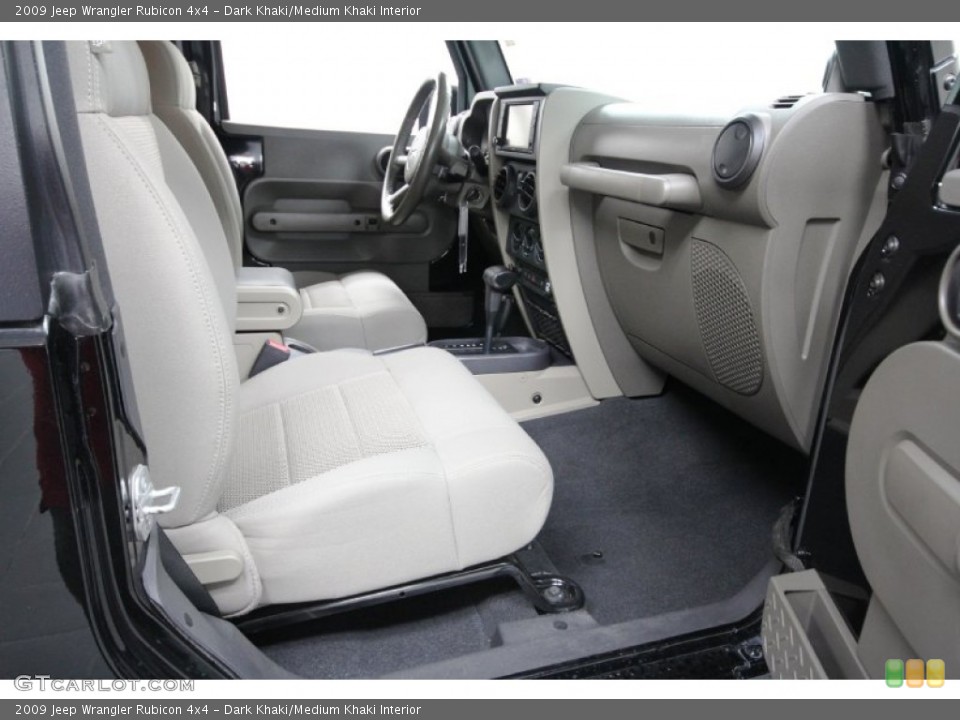 Dark Khaki/Medium Khaki Interior Photo for the 2009 Jeep Wrangler Rubicon 4x4 #56760087