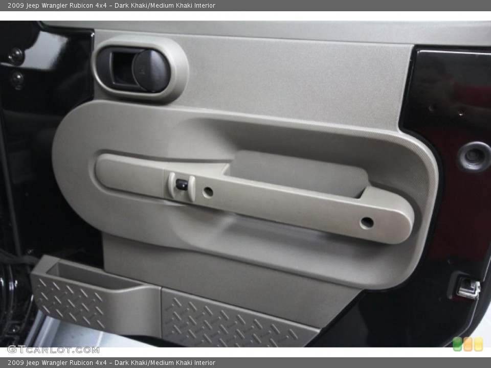 Dark Khaki/Medium Khaki Interior Door Panel for the 2009 Jeep Wrangler Rubicon 4x4 #56760090