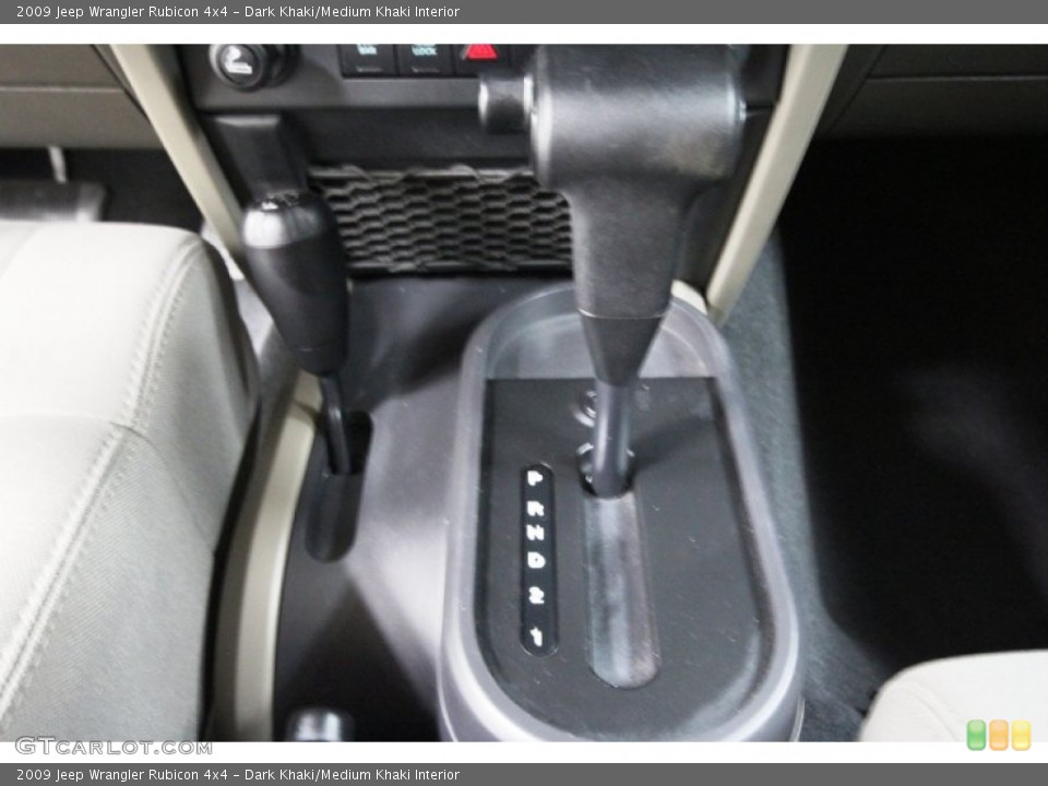 Dark Khaki/Medium Khaki Interior Transmission for the 2009 Jeep Wrangler Rubicon 4x4 #56760099