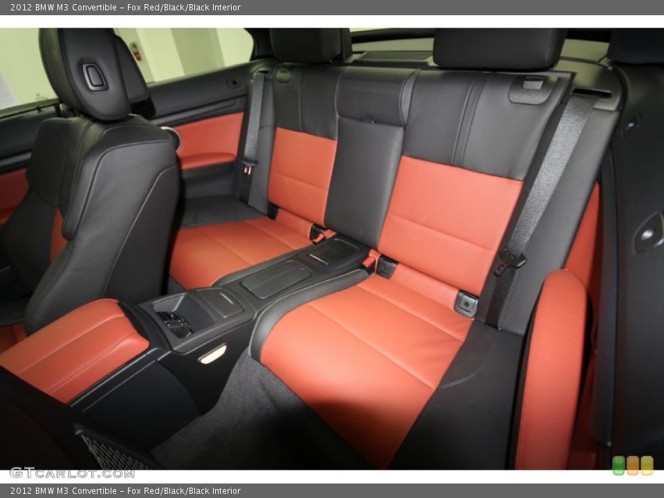 Fox Red/Black/Black Interior Photo for the 2012 BMW M3 Convertible #56760240