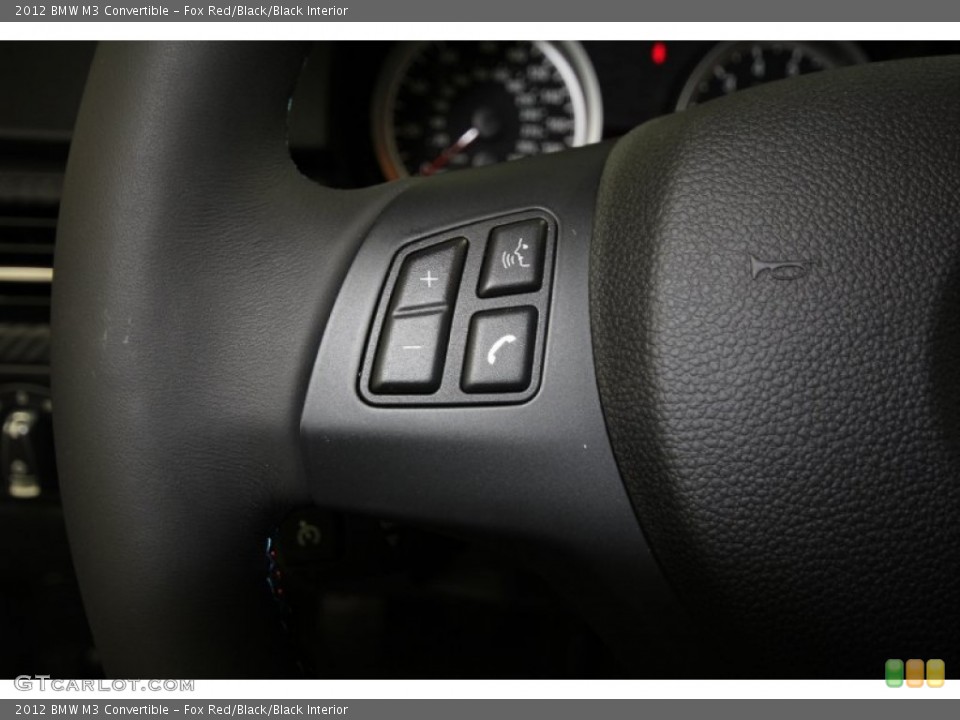 Fox Red/Black/Black Interior Controls for the 2012 BMW M3 Convertible #56760270