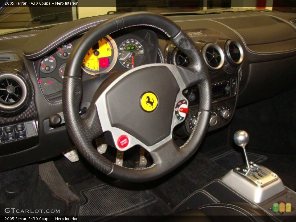 Nero Interior Steering Wheel for the 2005 Ferrari F430 Coupe #56763281