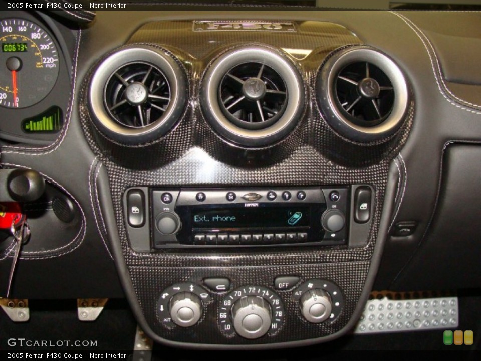 Nero Interior Controls for the 2005 Ferrari F430 Coupe #56763288