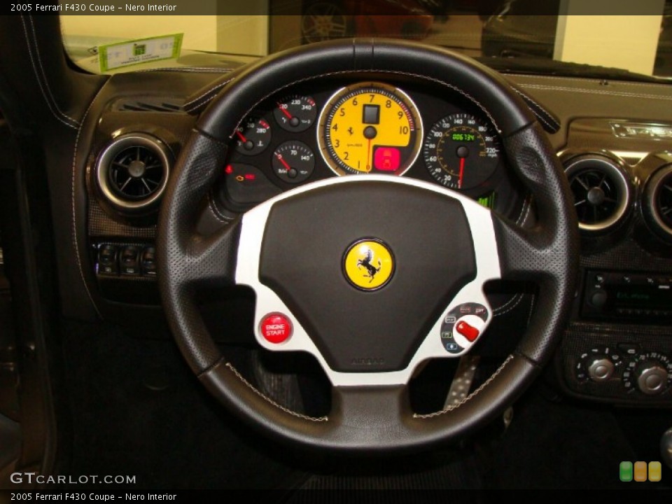 Nero Interior Steering Wheel for the 2005 Ferrari F430 Coupe #56763324