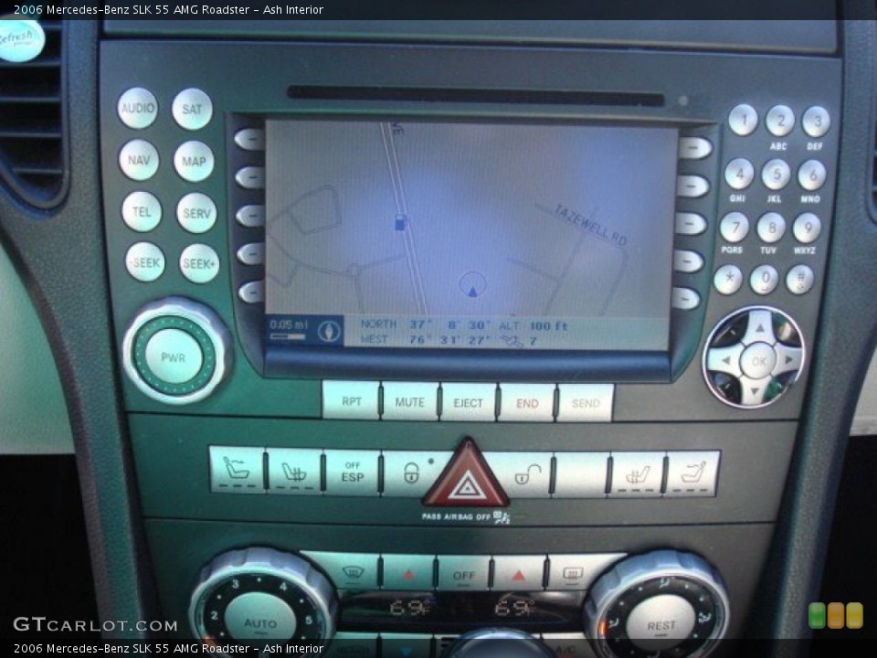 Ash Interior Navigation for the 2006 Mercedes-Benz SLK 55 AMG Roadster #56763504