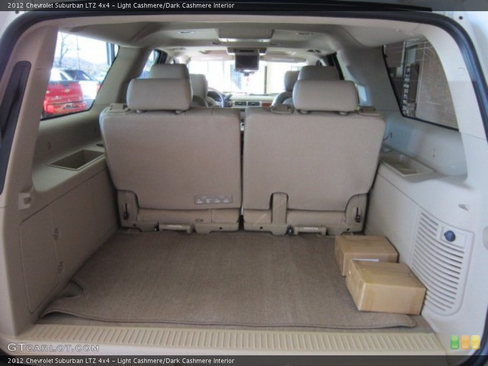 Light Cashmere/Dark Cashmere Interior Trunk for the 2012 Chevrolet Suburban LTZ 4x4 #56763528