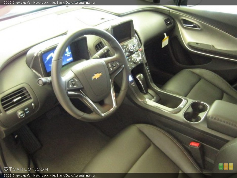 Jet Black/Dark Accents Interior Prime Interior for the 2012 Chevrolet Volt Hatchback #56763876