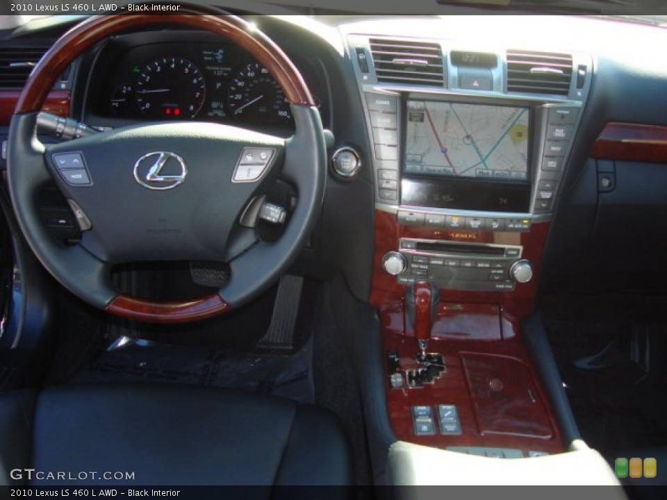 Black Interior Dashboard for the 2010 Lexus LS 460 L AWD #56765331