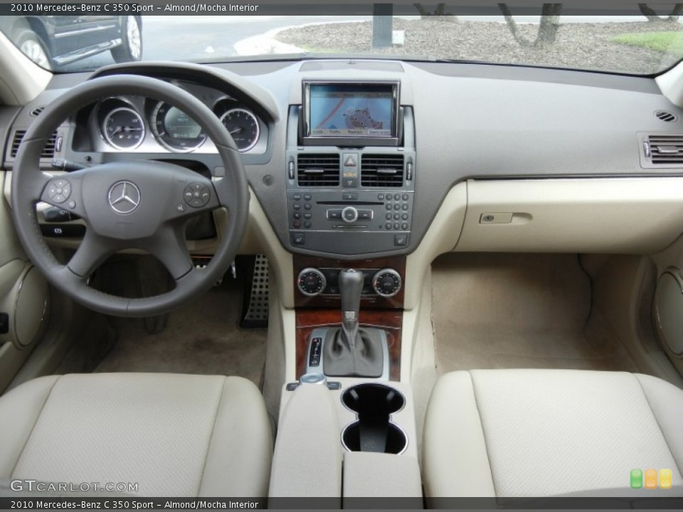 Almond/Mocha Interior Dashboard for the 2010 Mercedes-Benz C 350 Sport #56765651