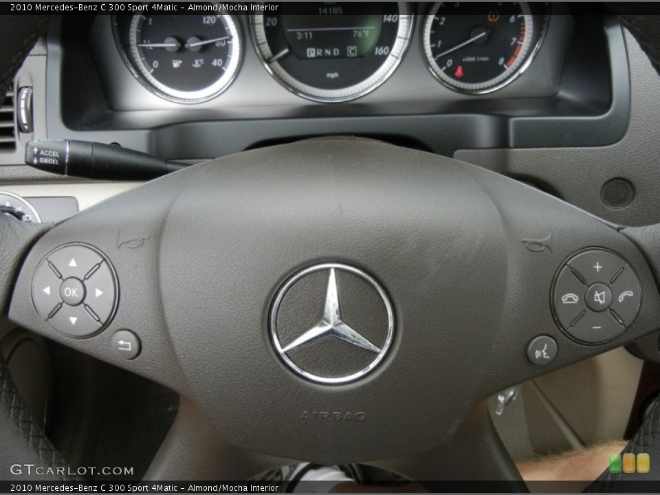 Almond/Mocha Interior Controls for the 2010 Mercedes-Benz C 300 Sport 4Matic #56766024