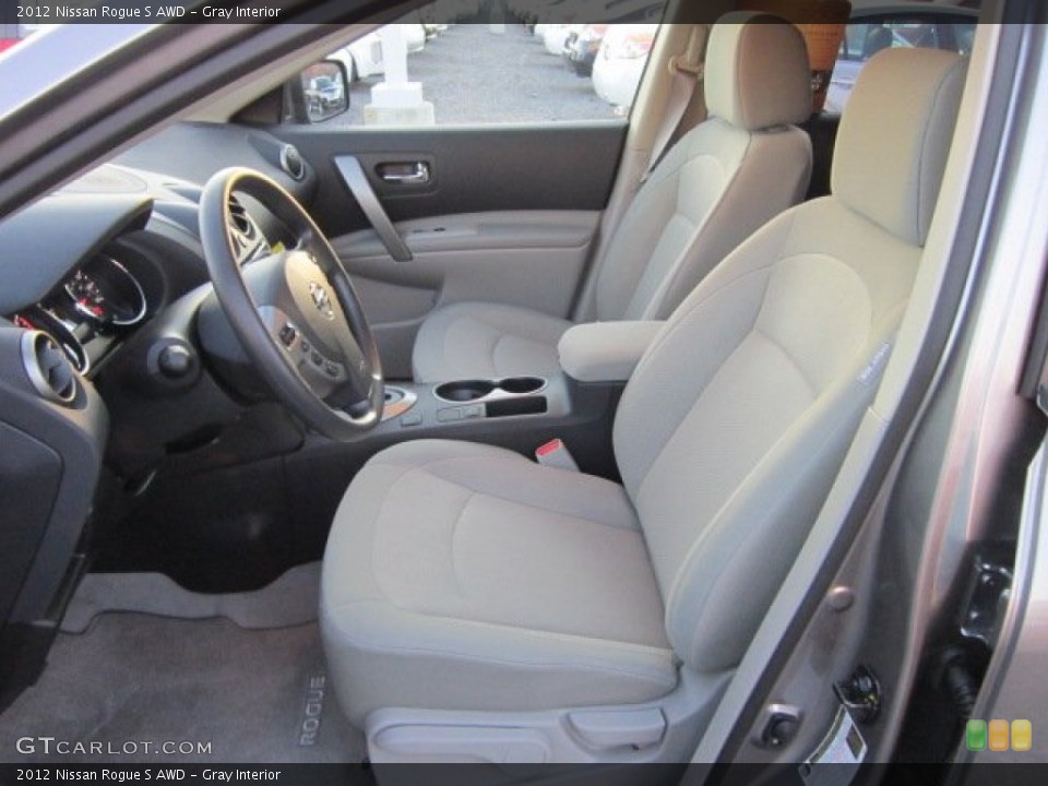 Gray Interior Photo for the 2012 Nissan Rogue S AWD #56766045