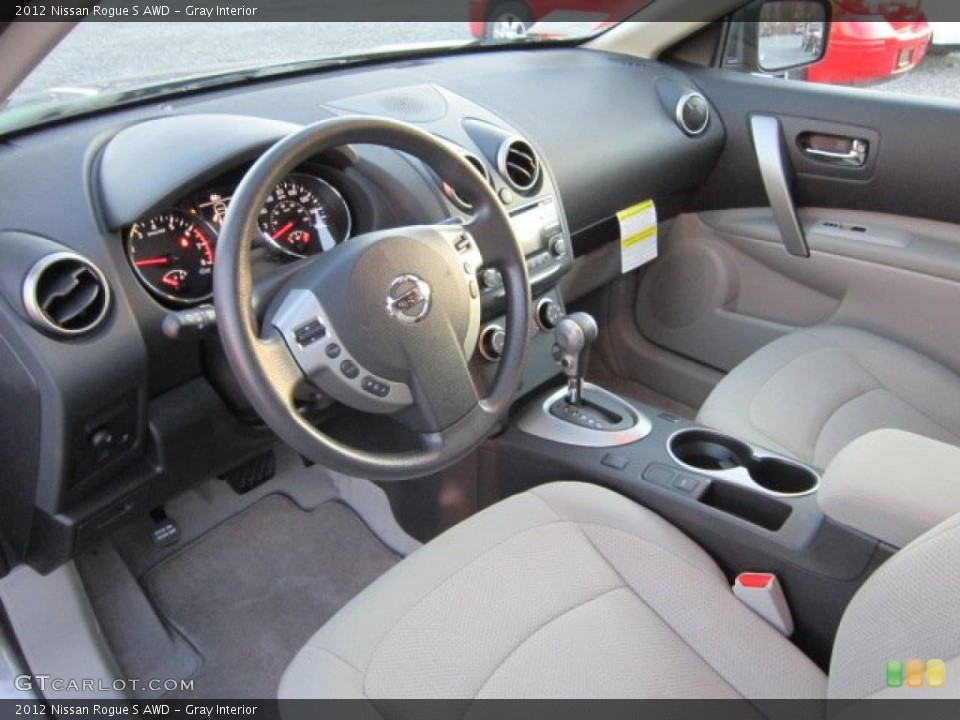 Gray Interior Photo for the 2012 Nissan Rogue S AWD #56766057