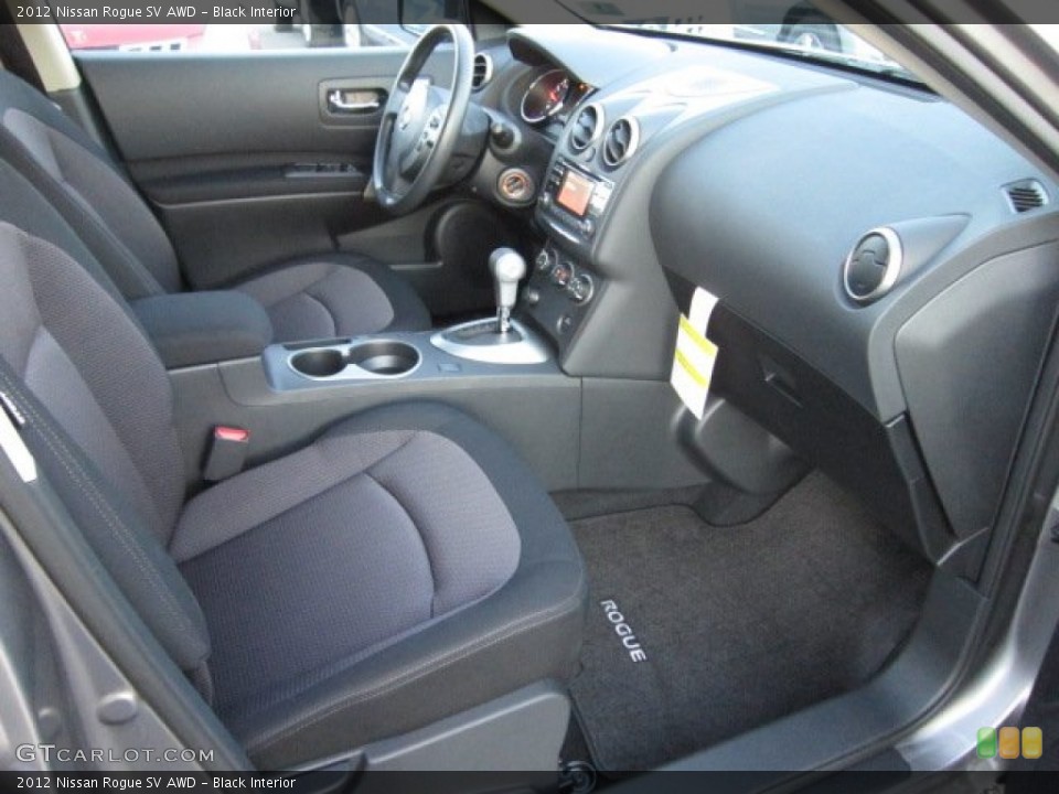 Black Interior Photo for the 2012 Nissan Rogue SV AWD #56766171