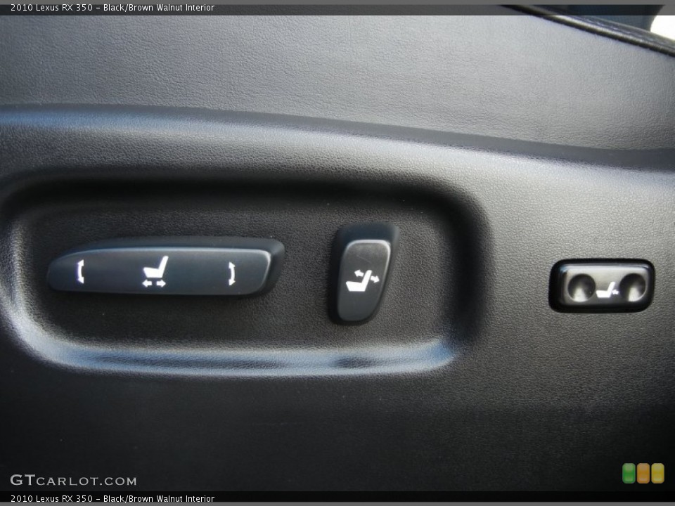 Black/Brown Walnut Interior Controls for the 2010 Lexus RX 350 #56766492