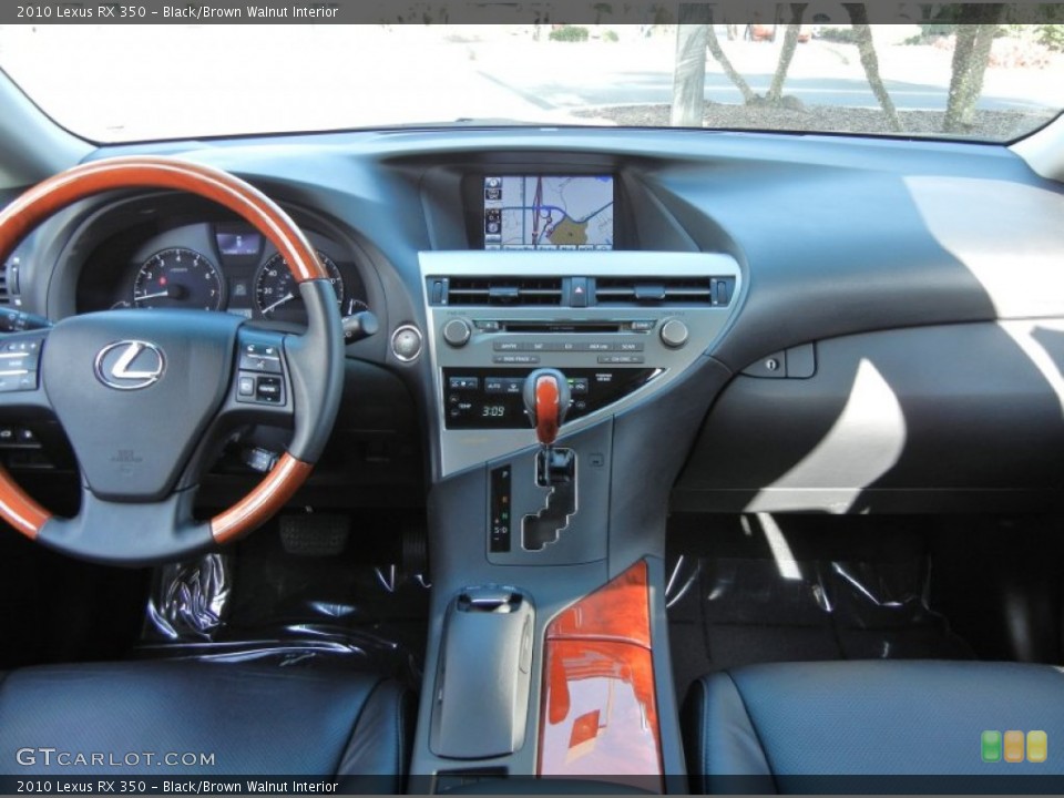 Black/Brown Walnut Interior Dashboard for the 2010 Lexus RX 350 #56766564