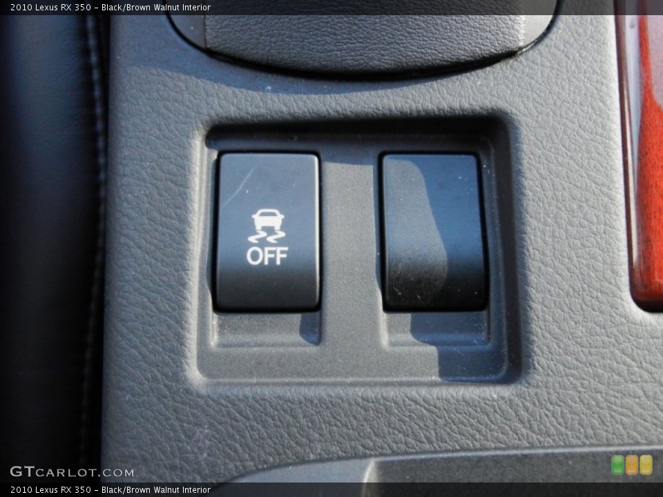 Black/Brown Walnut Interior Controls for the 2010 Lexus RX 350 #56766633