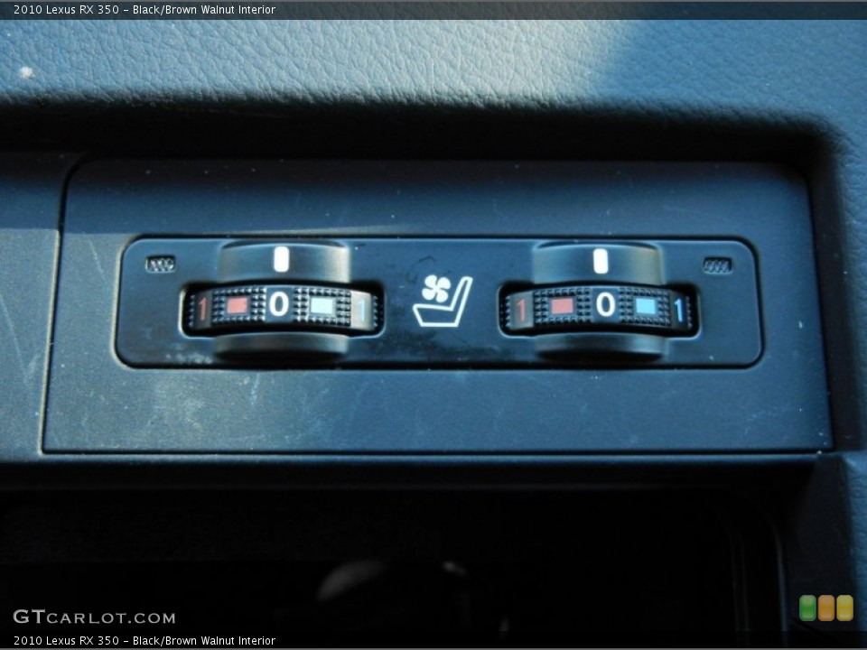 Black/Brown Walnut Interior Controls for the 2010 Lexus RX 350 #56766642