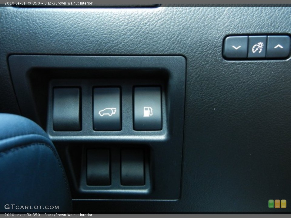 Black/Brown Walnut Interior Controls for the 2010 Lexus RX 350 #56766651