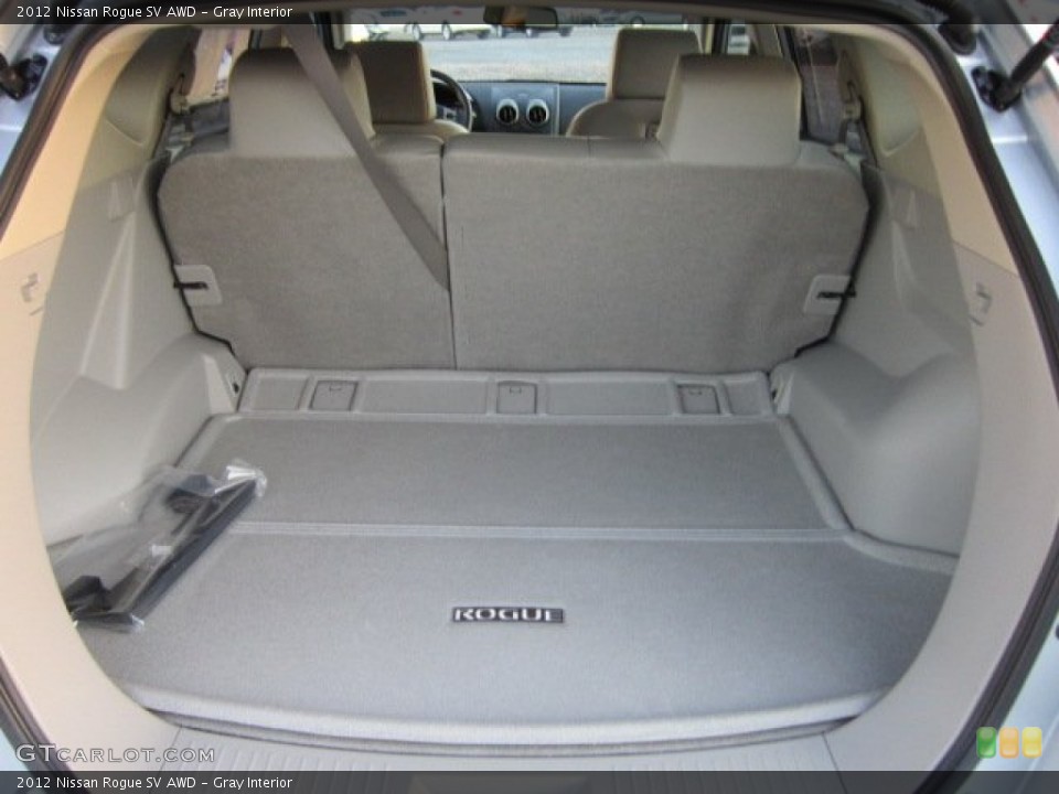 Gray Interior Trunk for the 2012 Nissan Rogue SV AWD #56766897