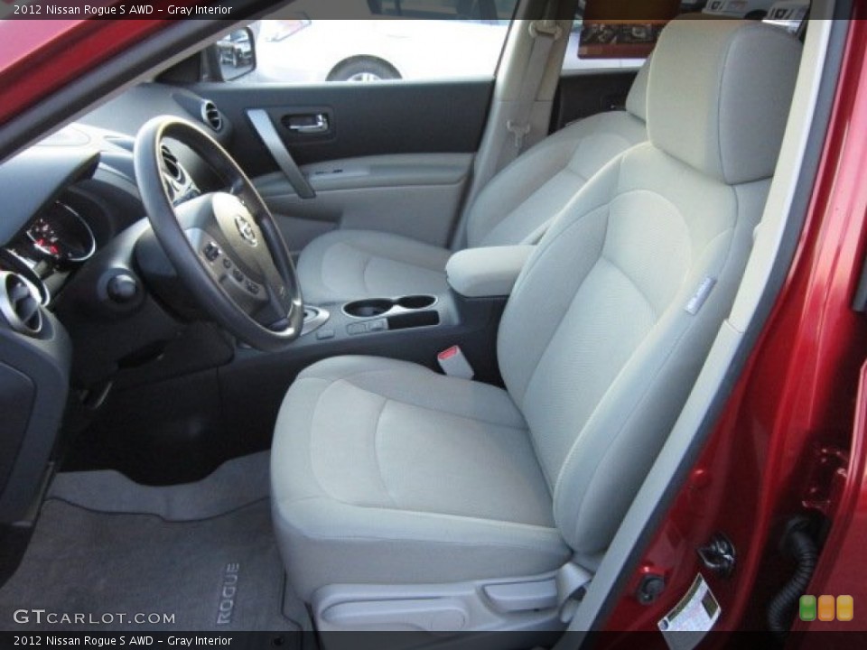 Gray Interior Photo for the 2012 Nissan Rogue S AWD #56767096
