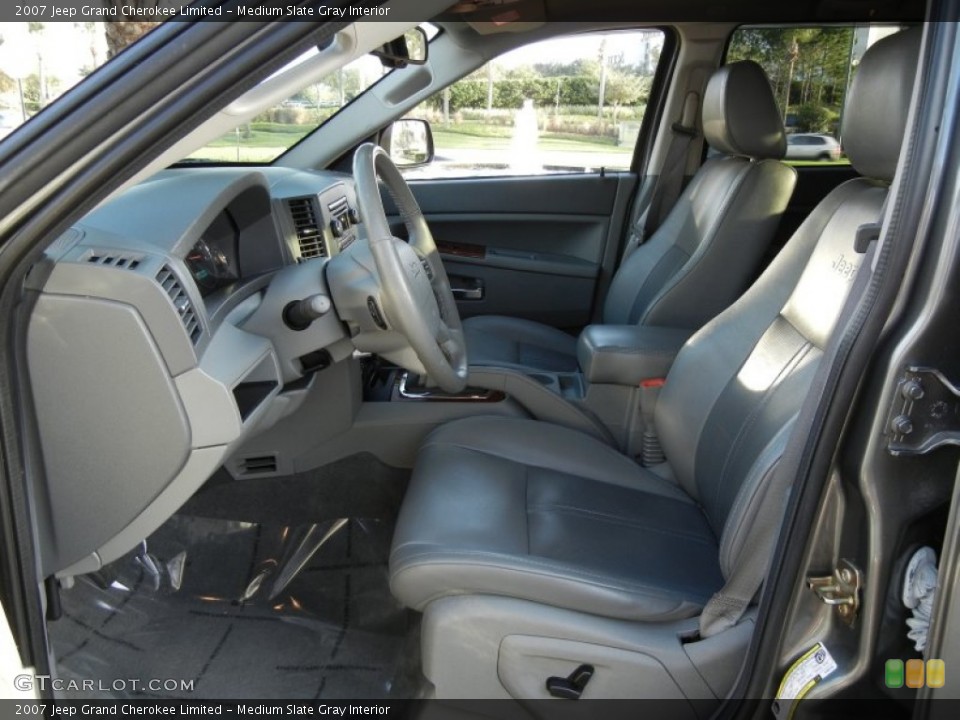 Medium Slate Gray Interior Photo for the 2007 Jeep Grand Cherokee Limited #56767413