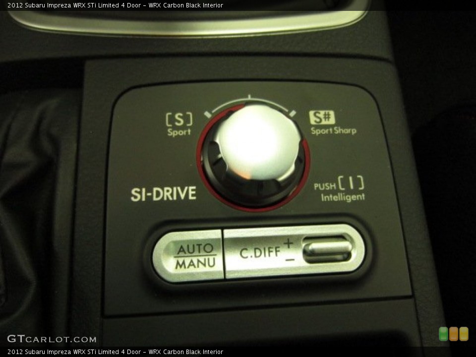 WRX Carbon Black Interior Controls for the 2012 Subaru Impreza WRX STi Limited 4 Door #56767472
