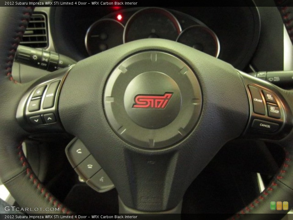 WRX Carbon Black Interior Steering Wheel for the 2012 Subaru Impreza WRX STi Limited 4 Door #56767479