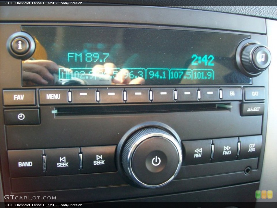 Ebony Interior Audio System for the 2010 Chevrolet Tahoe LS 4x4 #56768454