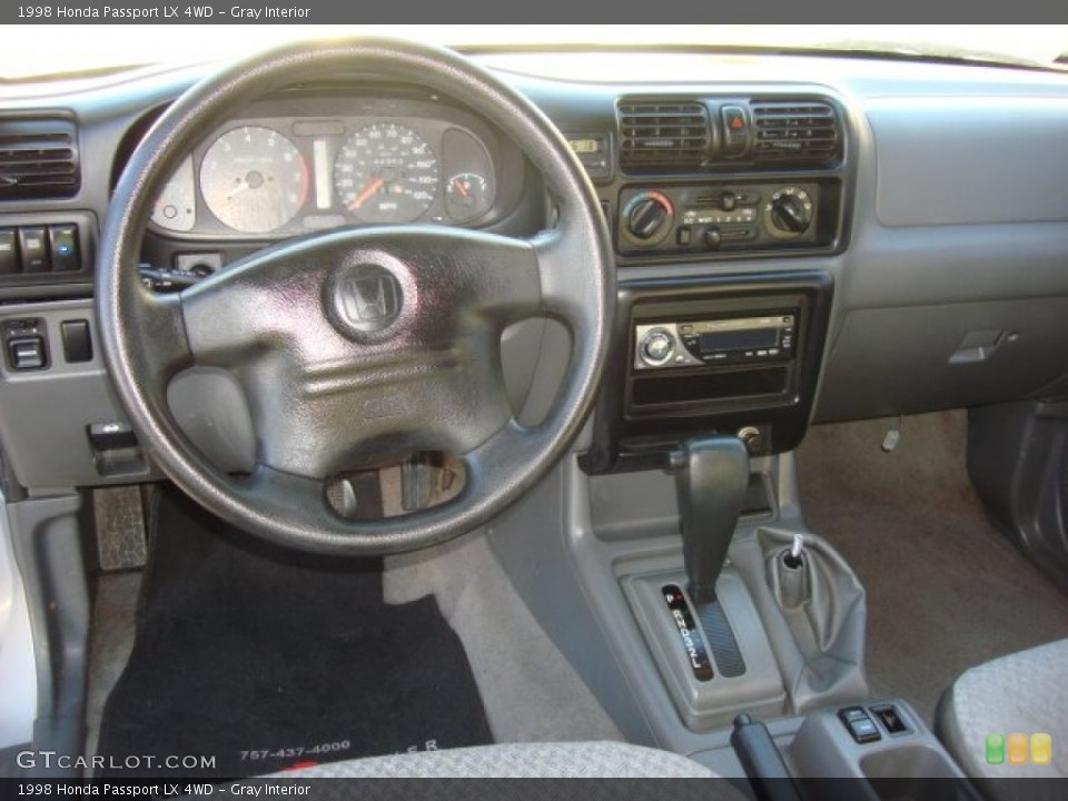 Gray Interior Dashboard for the 1998 Honda Passport LX 4WD #56768685
