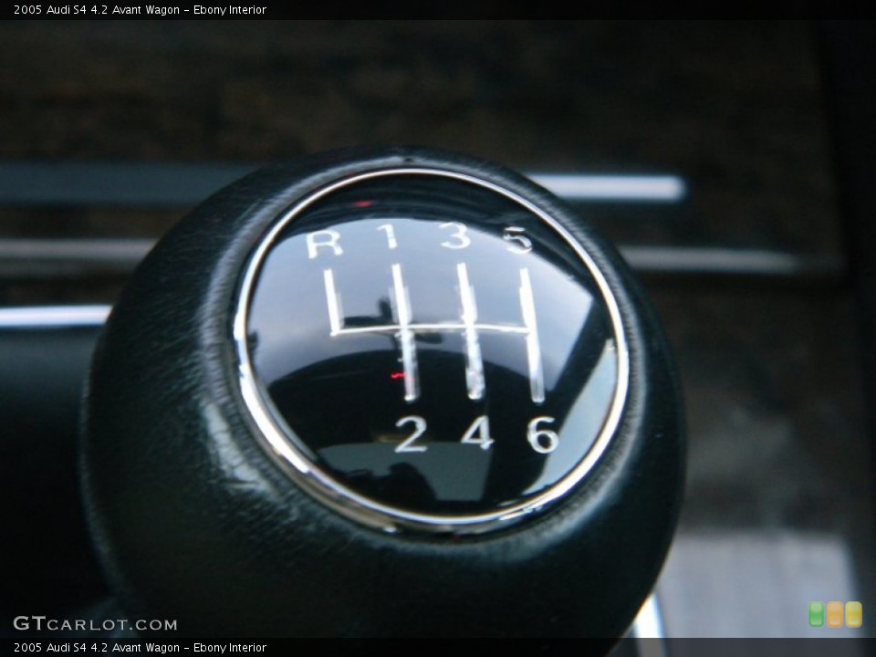 Ebony Interior Transmission for the 2005 Audi S4 4.2 Avant Wagon #56769882