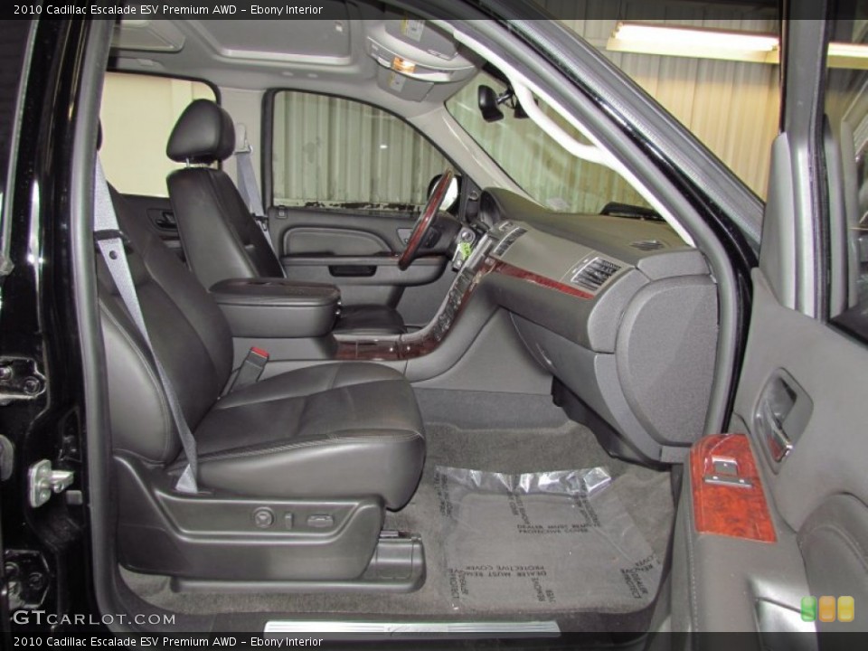 Ebony Interior Photo for the 2010 Cadillac Escalade ESV Premium AWD #56770478